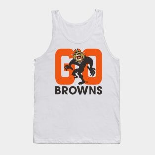 Cleveland Browns BullDawg - Go Browns! Growler Tank Top